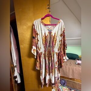 dressbarn Vibrant Paisley Maxi Dress